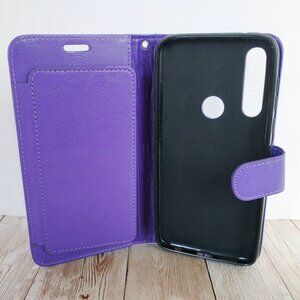 CoverON Phone Case Wallet Motorola Moto G Power 2020 Case Purple RFID Blocking